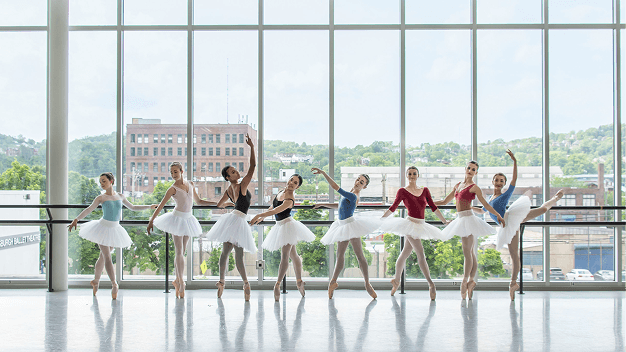 Pittsburgh Ballet Theatre School Students Dancing